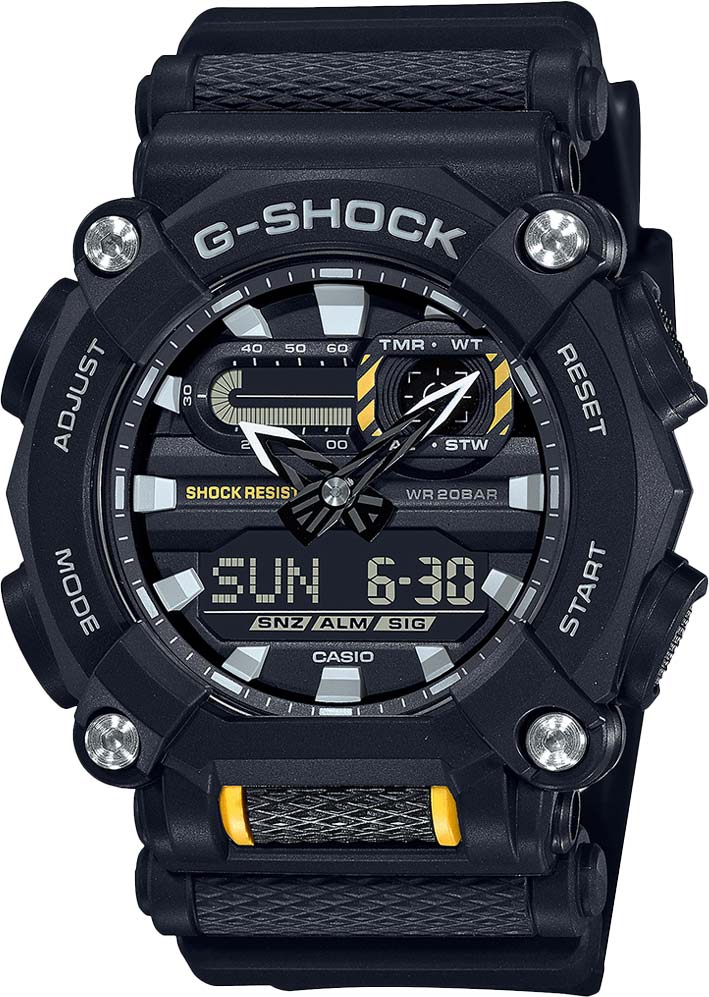 Японские наручные часы Casio G-SHOCK GA-900-1AER с хронографом