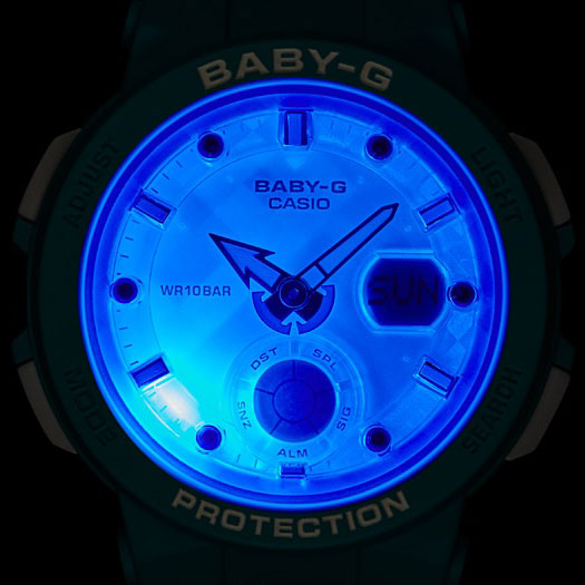 Японские наручные часы Casio Baby-G BGA-250-2A с хронографом