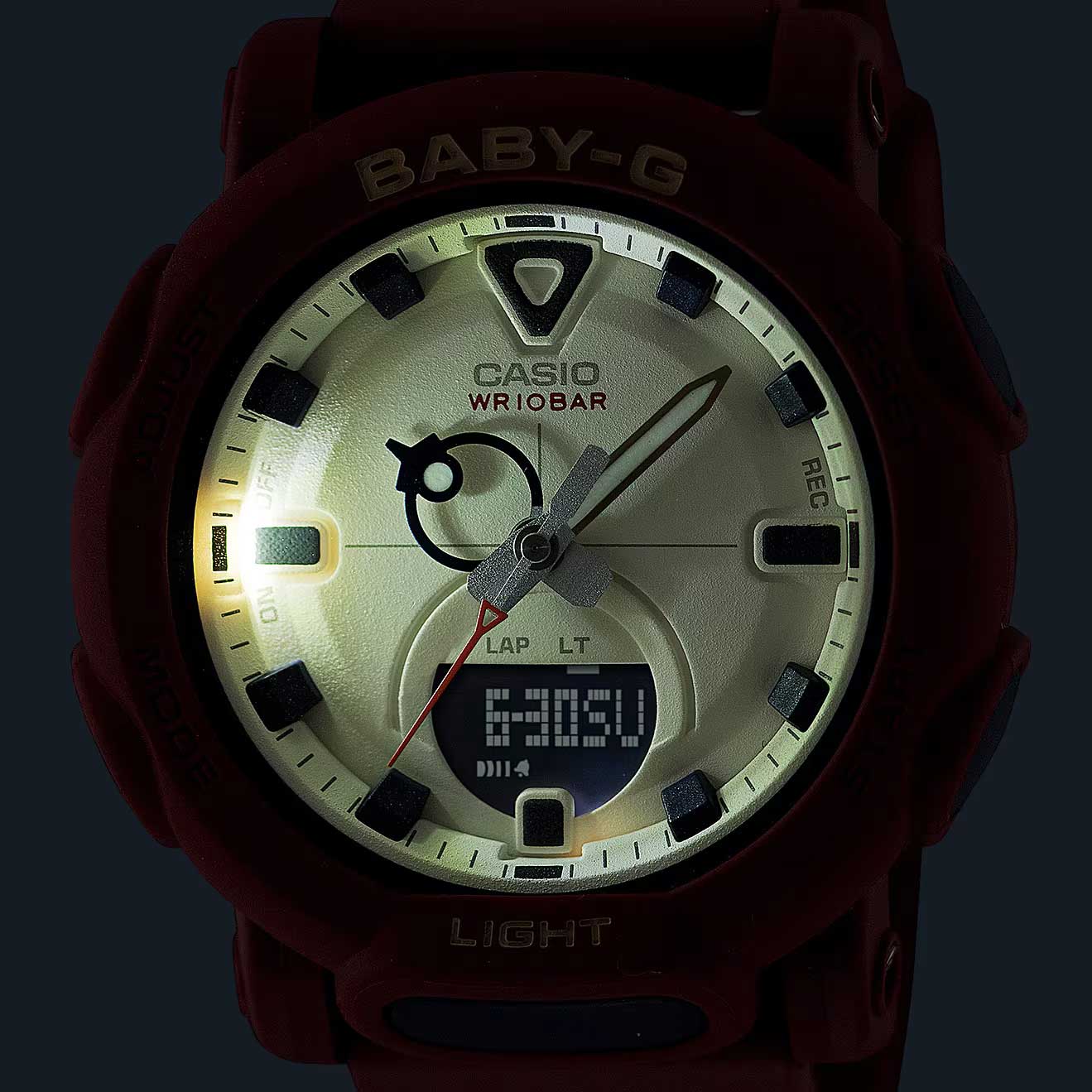 Японские наручные часы Casio Baby-G BGA-310RP-4A с хронографом