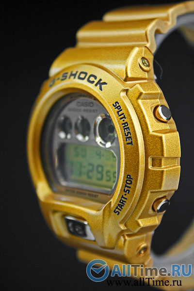 Японские наручные часы Casio G-SHOCK DW-6900GD-9E с хронографом