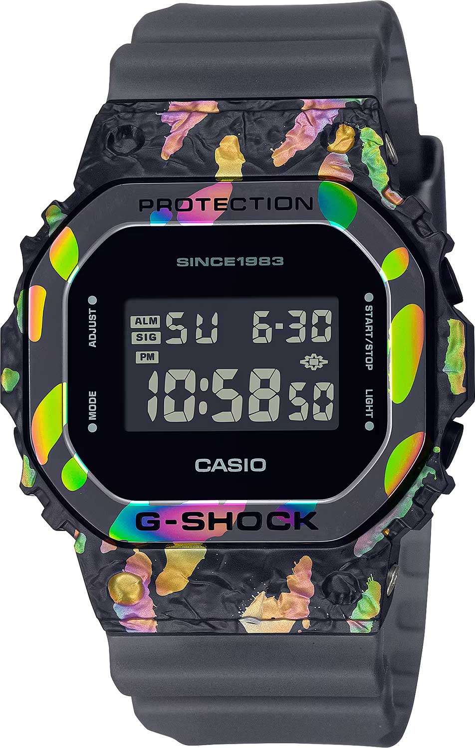 Японские наручные часы Casio G-SHOCK GM-5640GEM-1E с хронографом