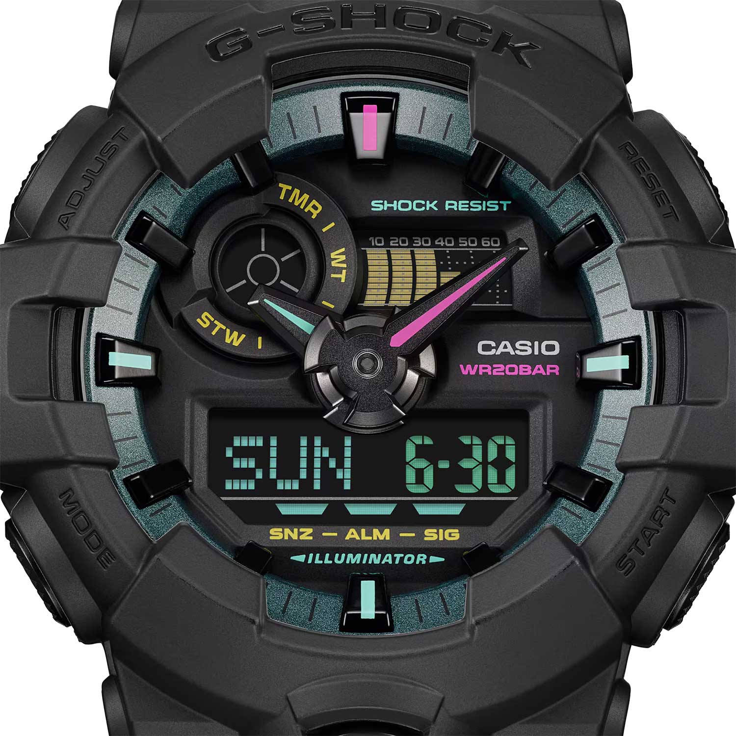 Японские наручные часы CASIO G-SHOCK GA-700MF-1A