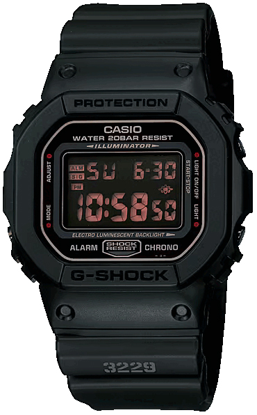 Японские наручные часы CASIO G-SHOCK DW-5600MS-1D