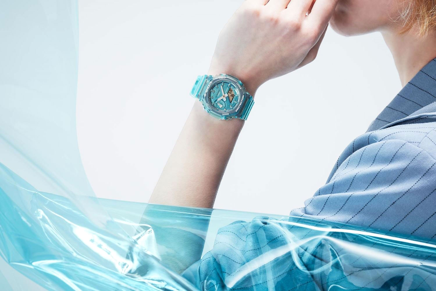 Японские наручные часы Casio G-SHOCK GMA-S2100SK-2AER с хронографом