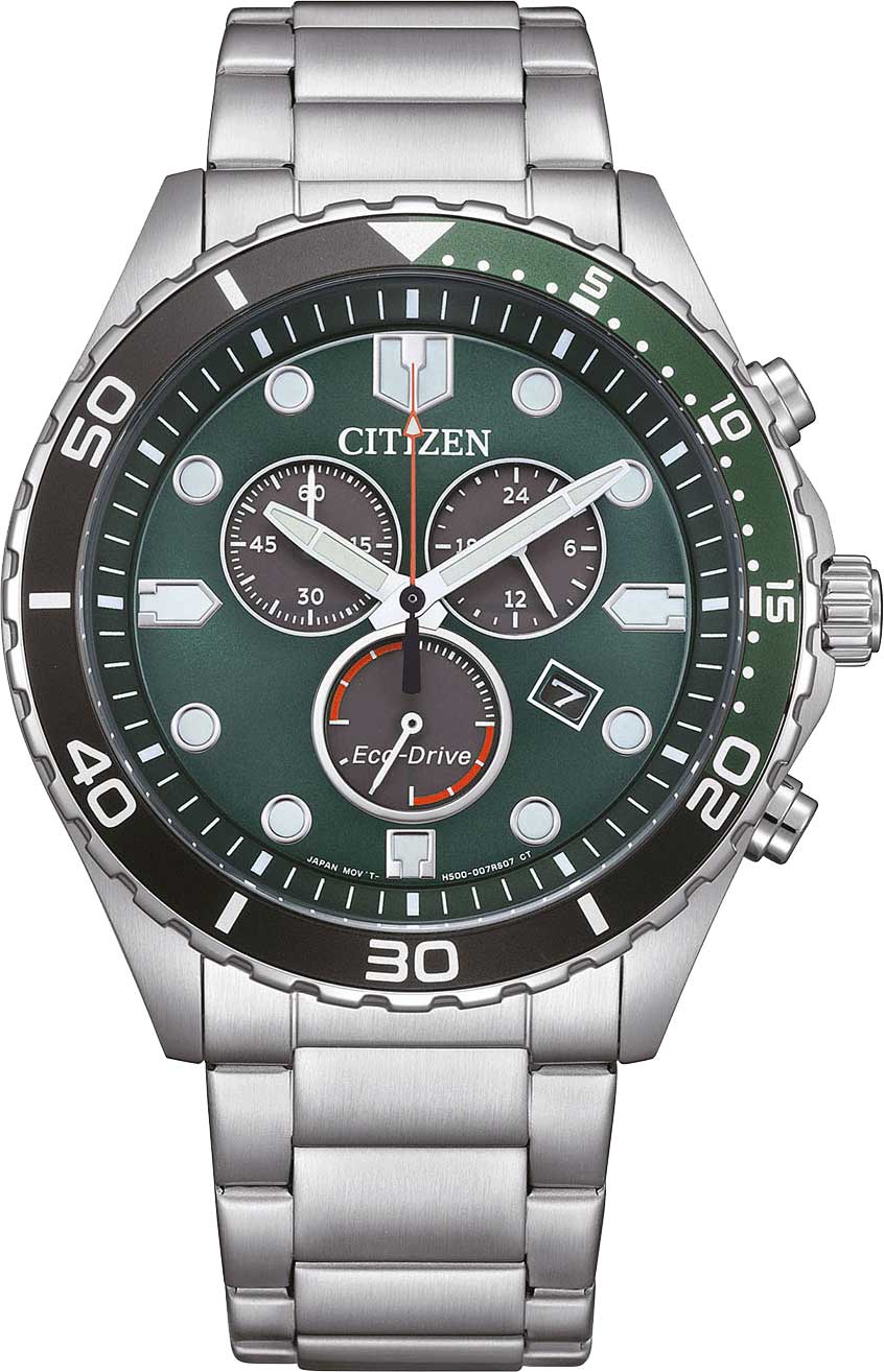 Японские наручные часы Citizen AT2561-81X с хронографом