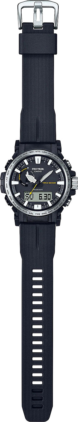 Японские наручные часы Casio Pro Trek PRW-61-1AER с хронографом