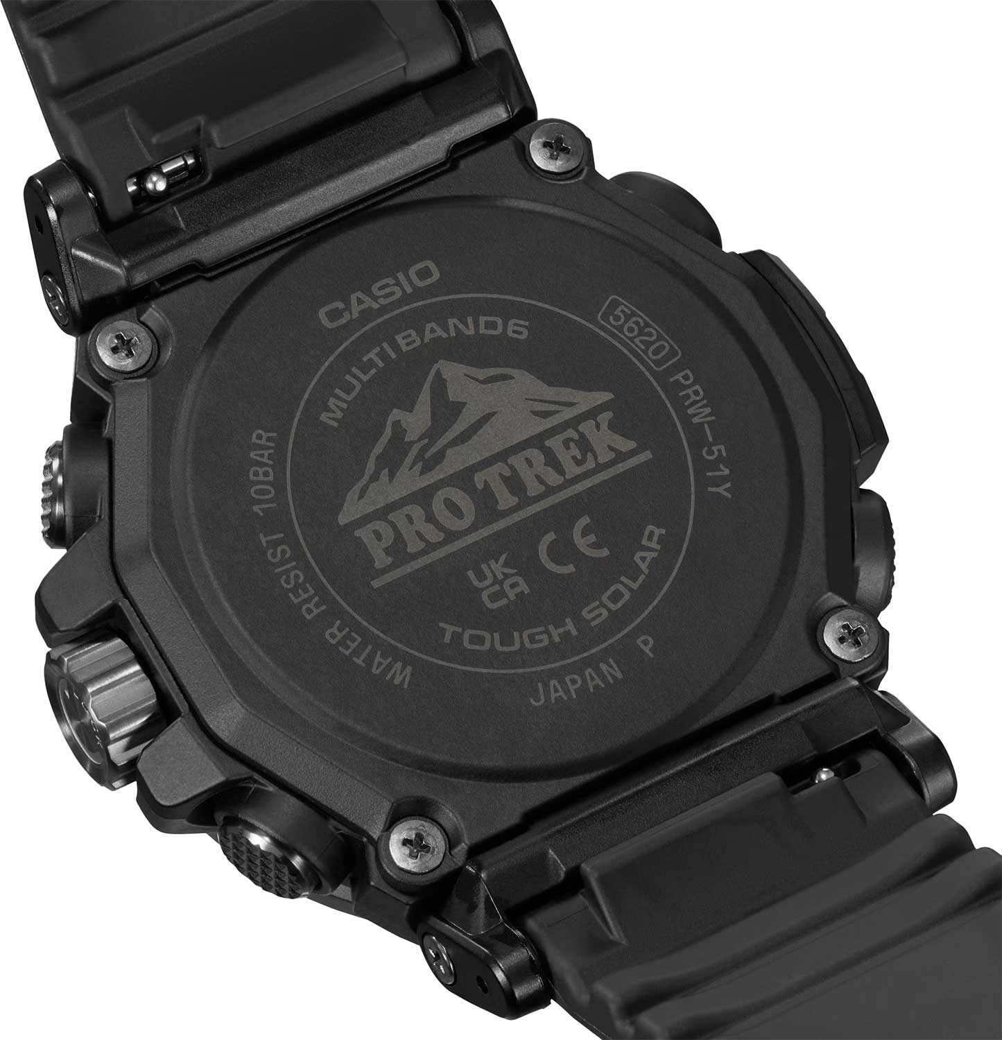 Японские наручные часы Casio Pro Trek PRW-51Y-1 с хронографом