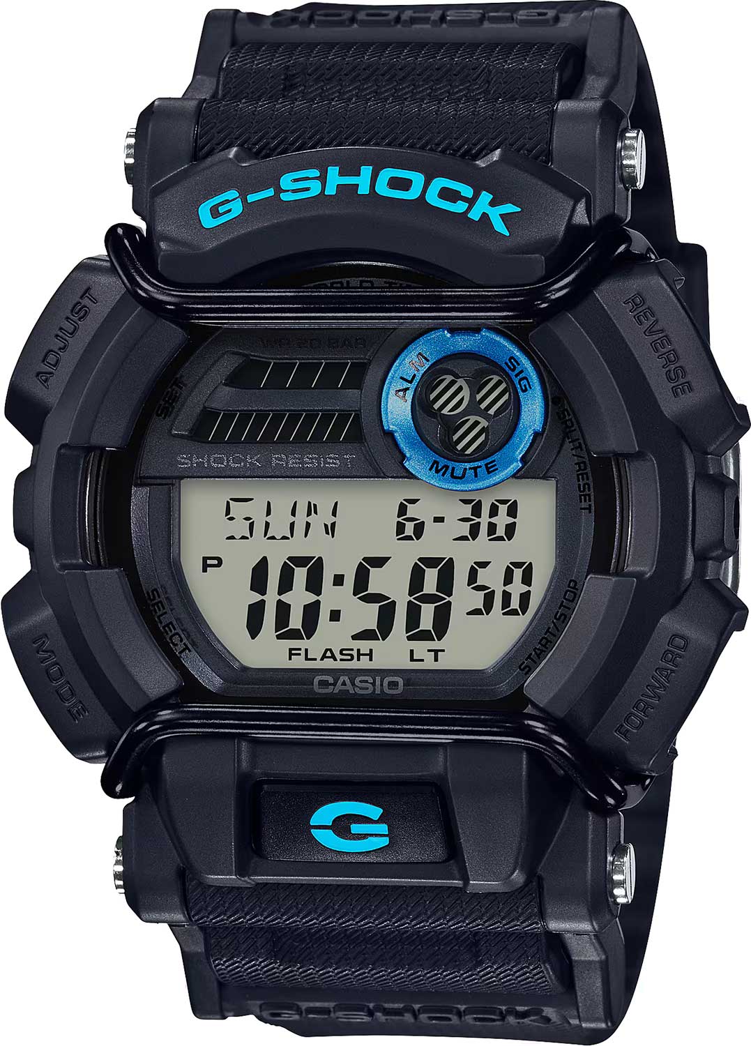 Японские наручные часы Casio G-SHOCK GD-400-1B2 с хронографом