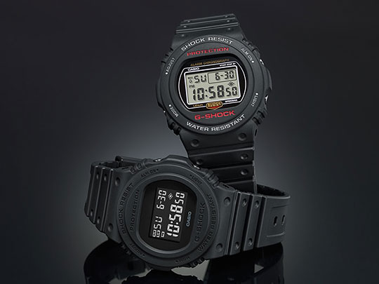 Японские наручные часы Casio G-SHOCK DW-5750E-1E с хронографом