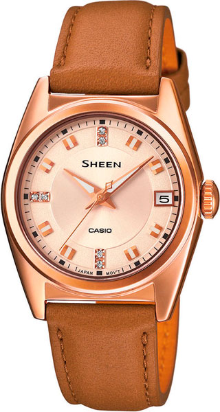 Японские наручные часы Casio Sheen SHE-4518PGL-9A