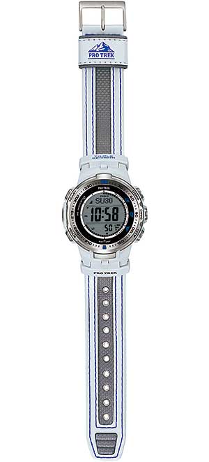 Японские наручные часы Casio Pro Trek PRW-3000G-7 с хронографом