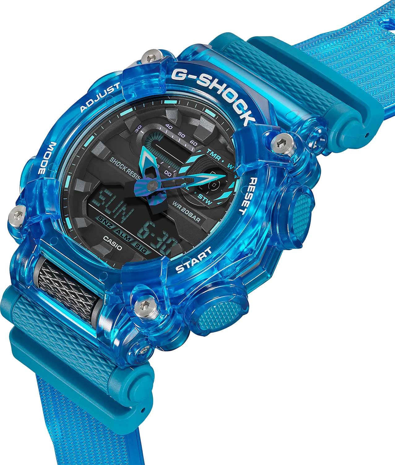 Японские наручные часы Casio G-SHOCK GA-900SKL-2A с хронографом
