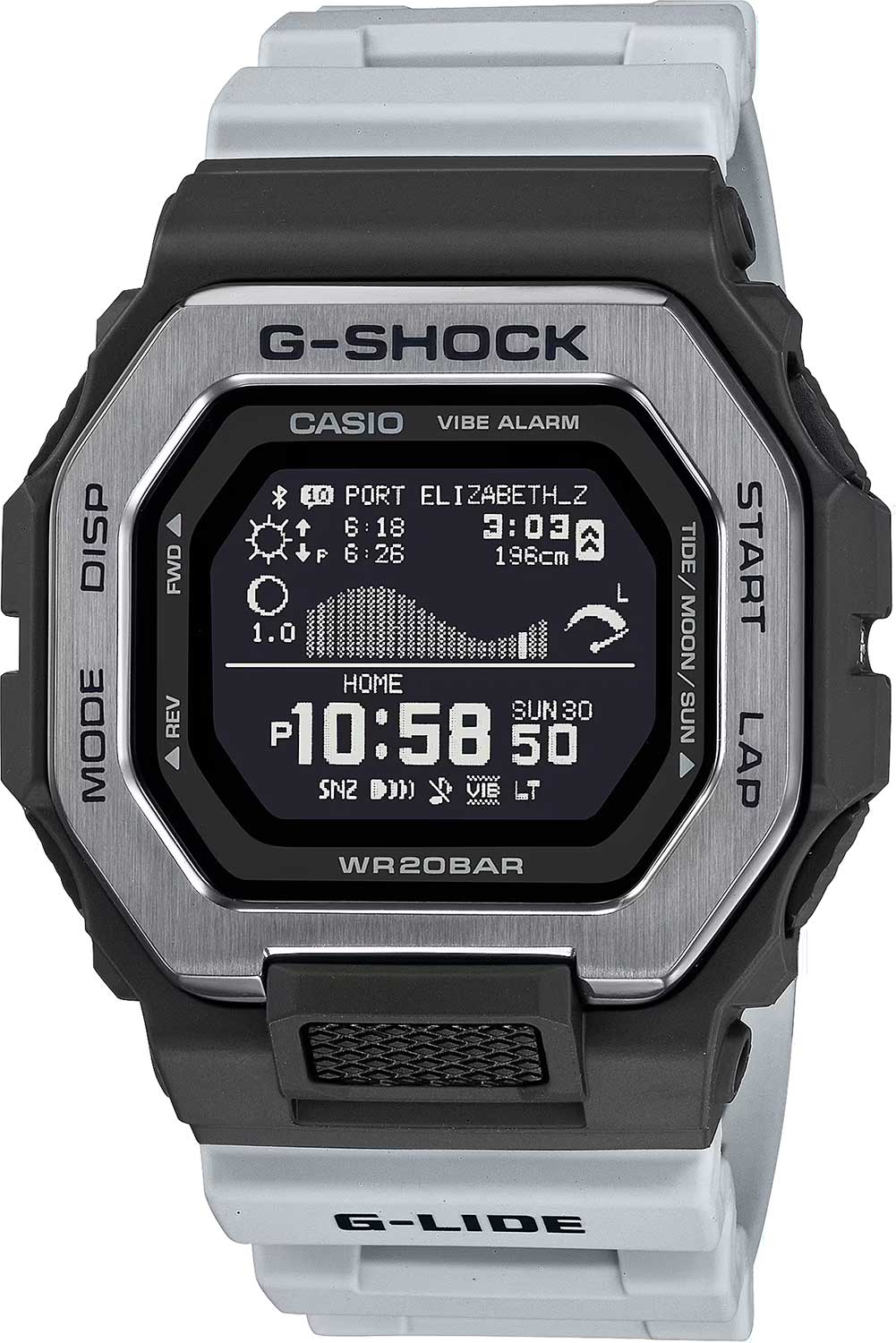 Японские спортивные наручные часы Casio G-SHOCK GBX-100TT-8E с хронографом