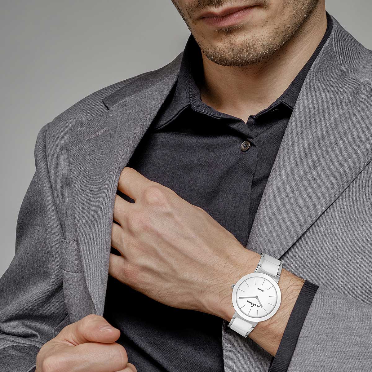 Керамические наручные часы Jacques Lemans 42-8B