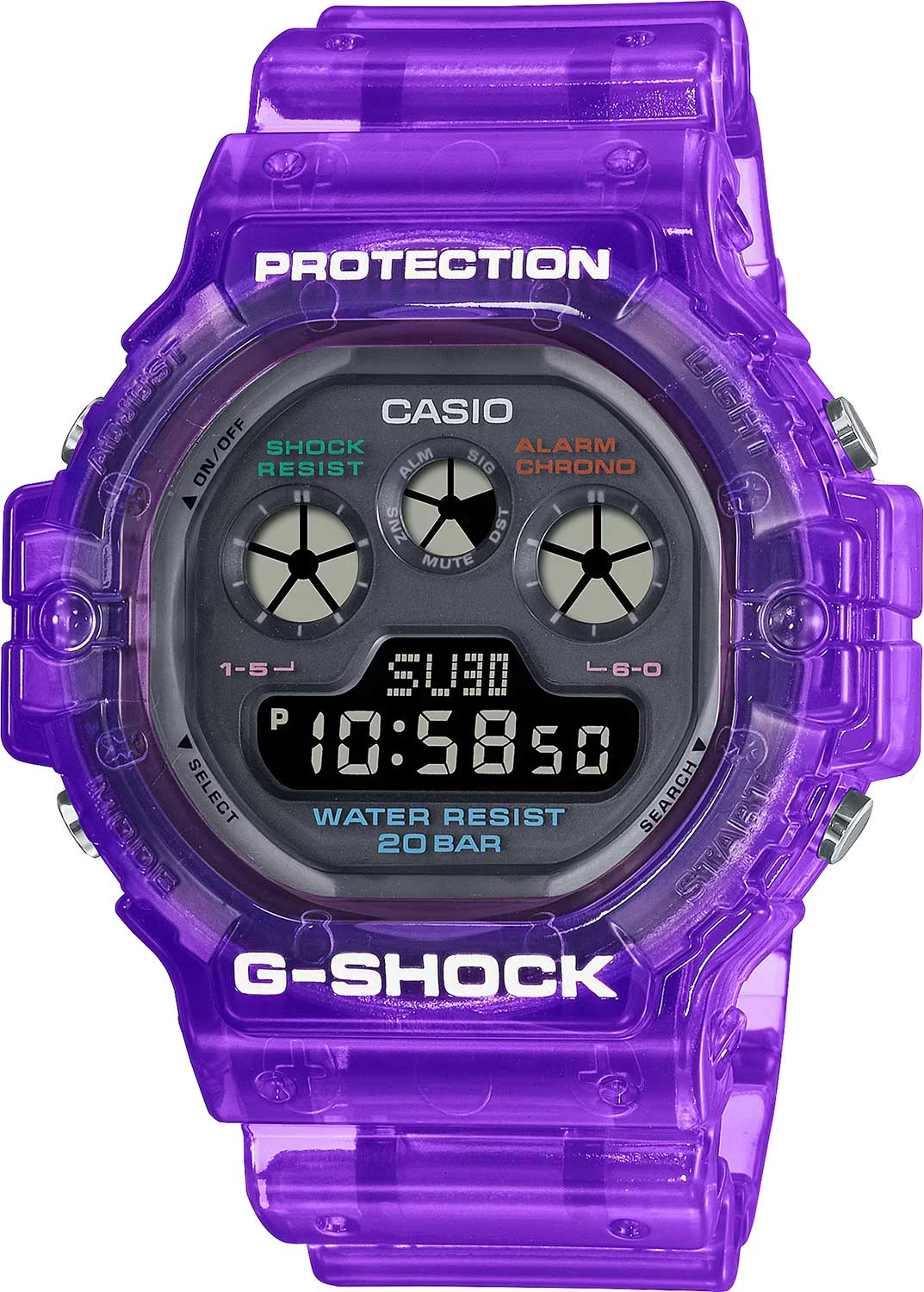 Японские наручные часы Casio G-SHOCK DW-5900JT-6 с хронографом