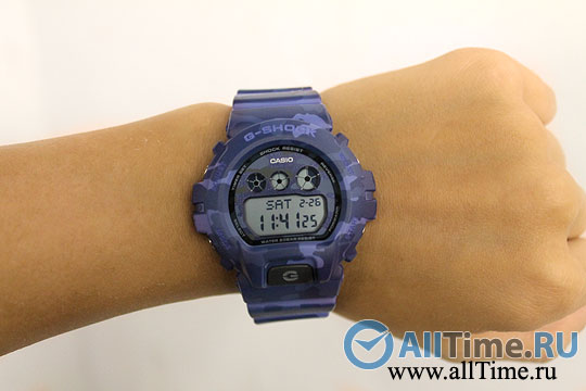 Японские наручные часы Casio G-SHOCK GMD-S6900CF-2E с хронографом