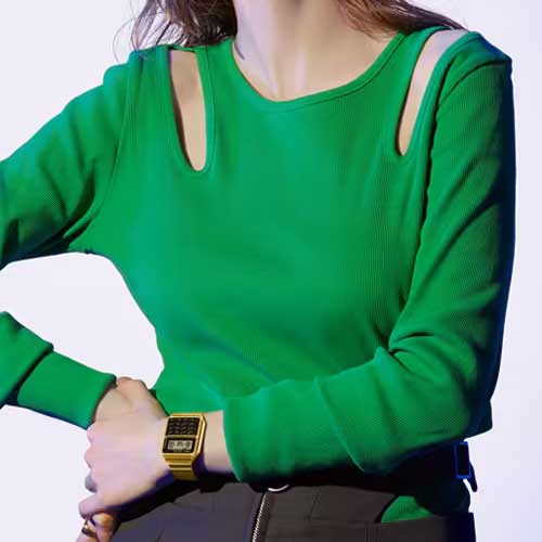 Японские наручные часы Casio Vintage CA-500WEG-1A с хронографом