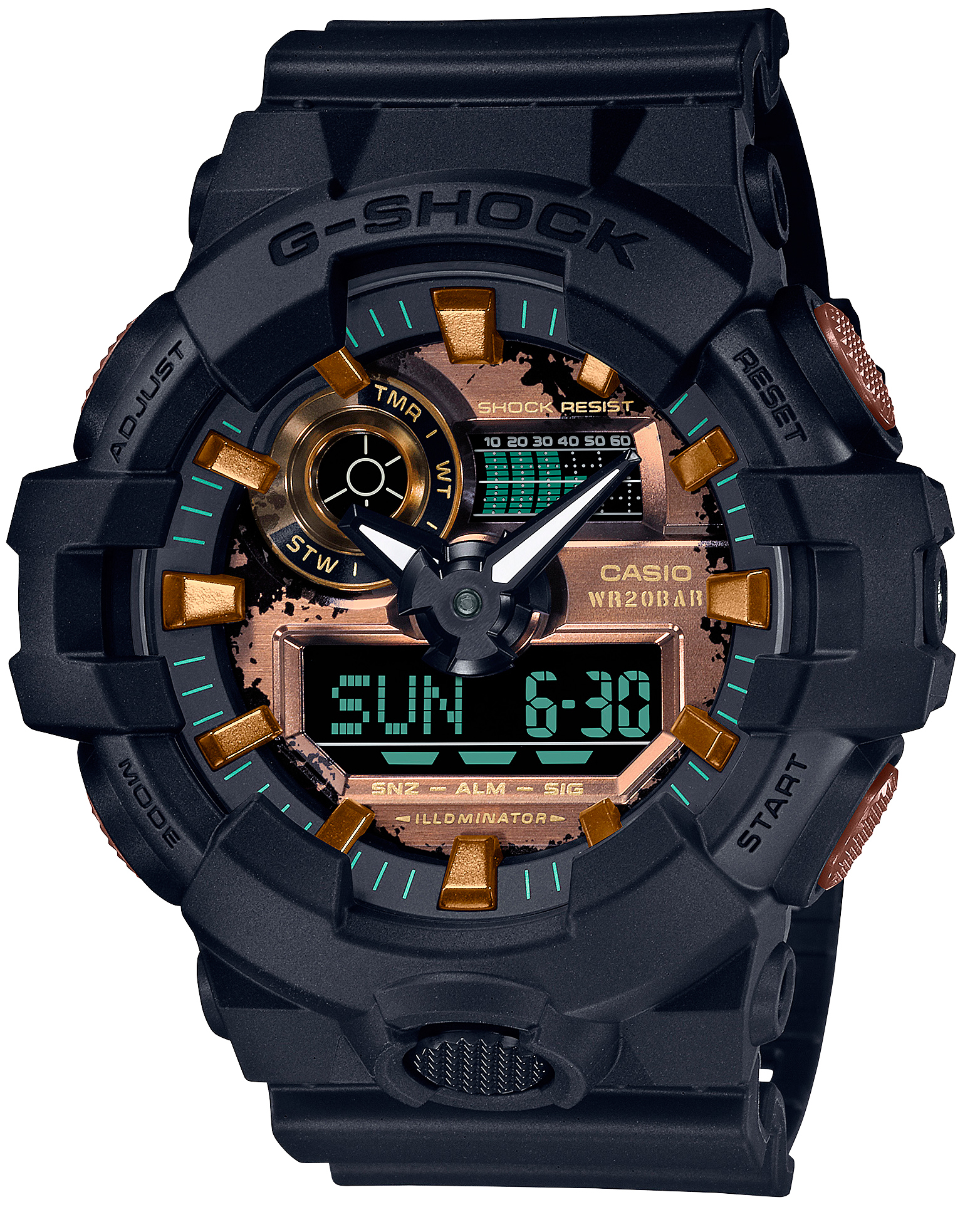 Японские наручные часы CASIO G-SHOCK GA-700RC-1A