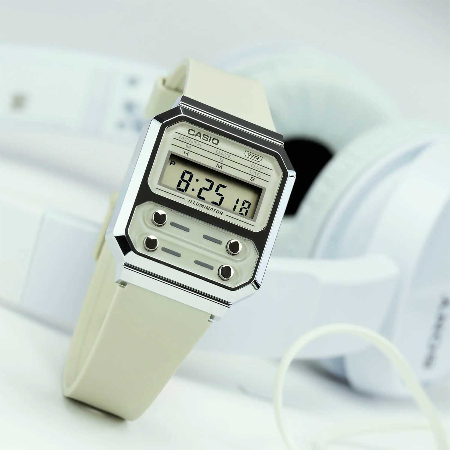 Японские наручные часы Casio Vintage A100WEF-8A с хронографом