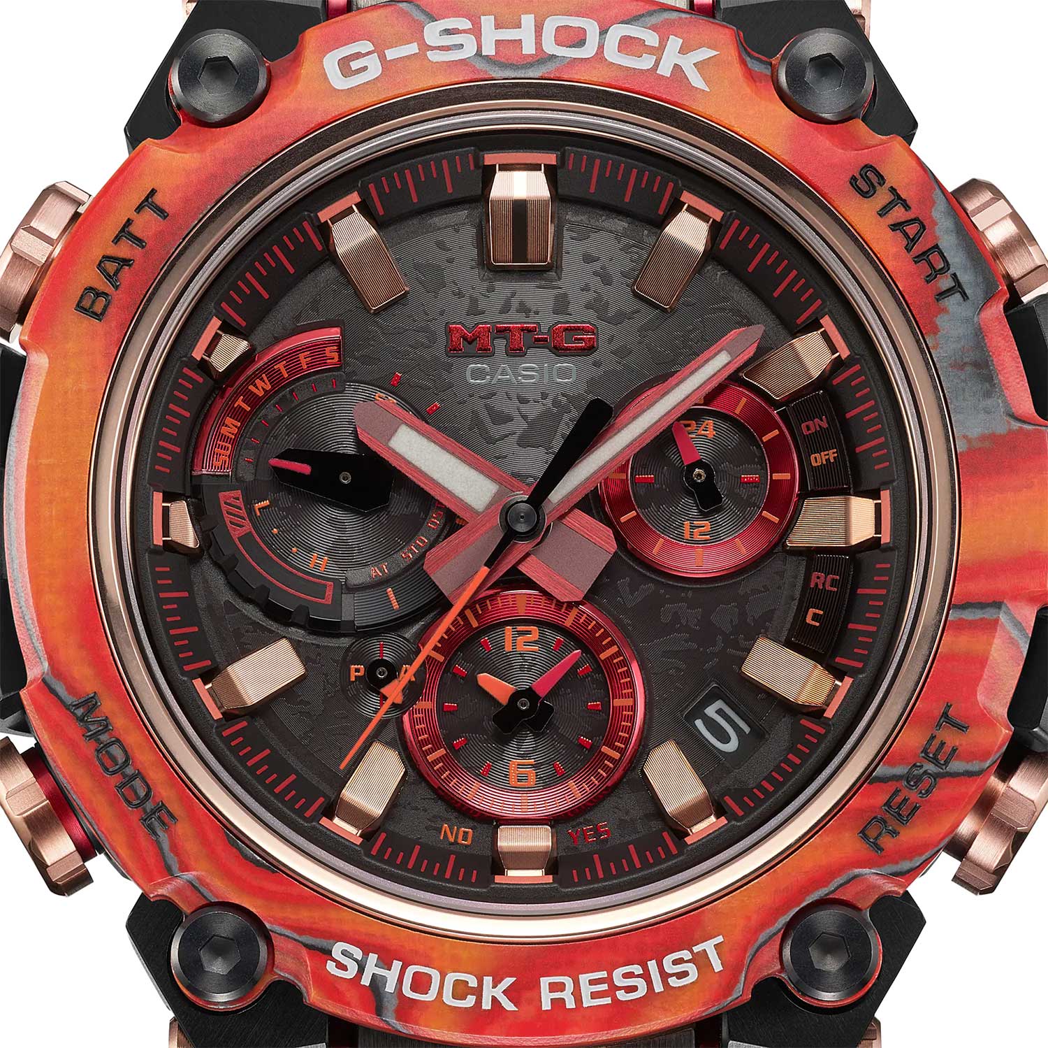 Японские наручные часы Casio G-SHOCK MTG-B3000FR-1AER с хронографом