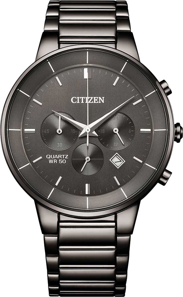 Японские наручные часы Citizen AN8227-53H с хронографом