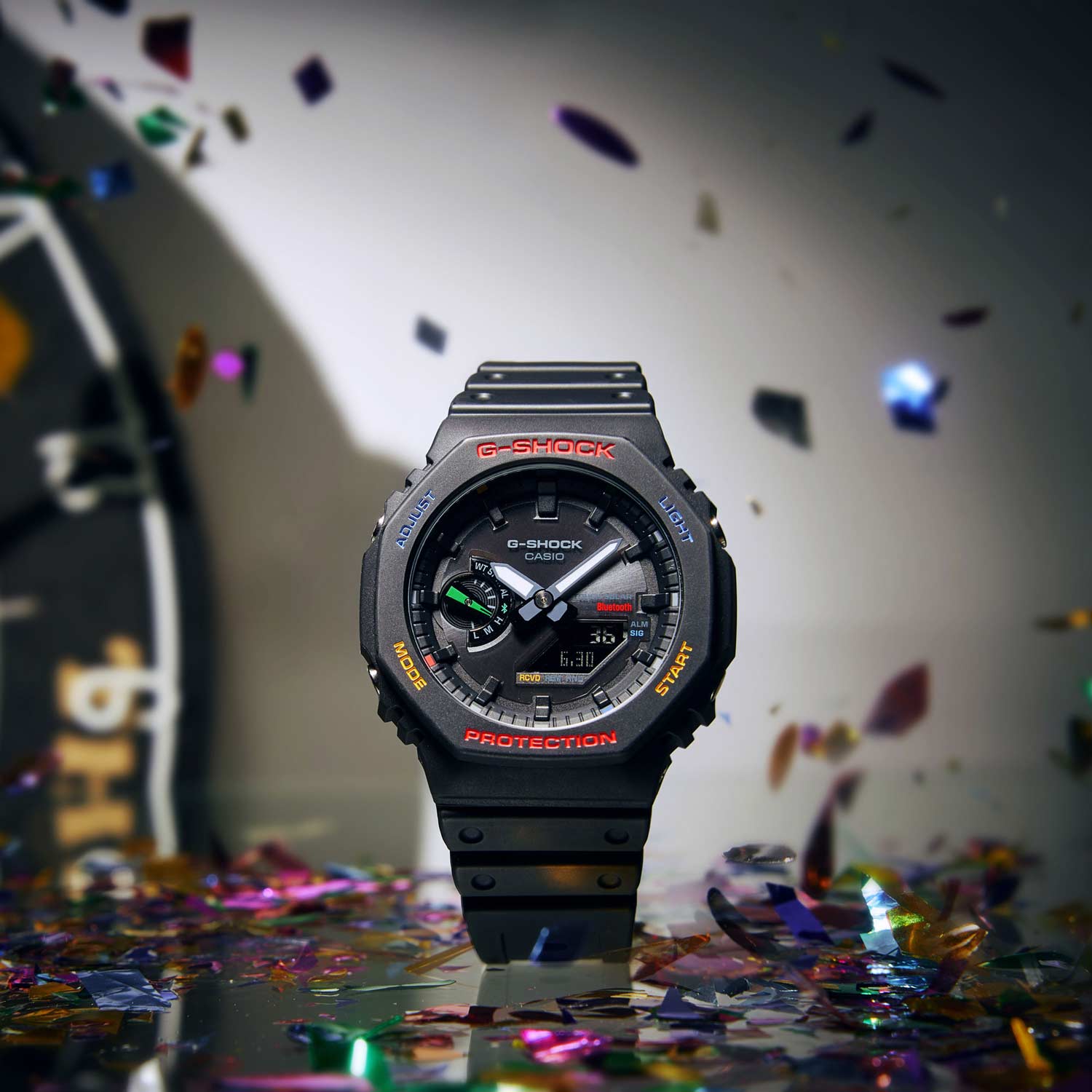 Японские наручные часы CASIO G-SHOCK GA-B2100FC-1A
