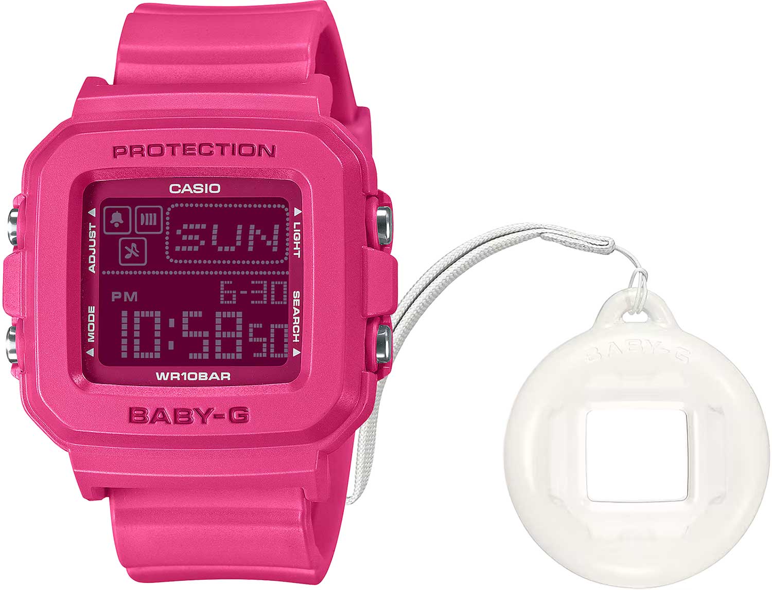 Японские наручные часы Casio Baby-G BGD-10K-4 с хронографом