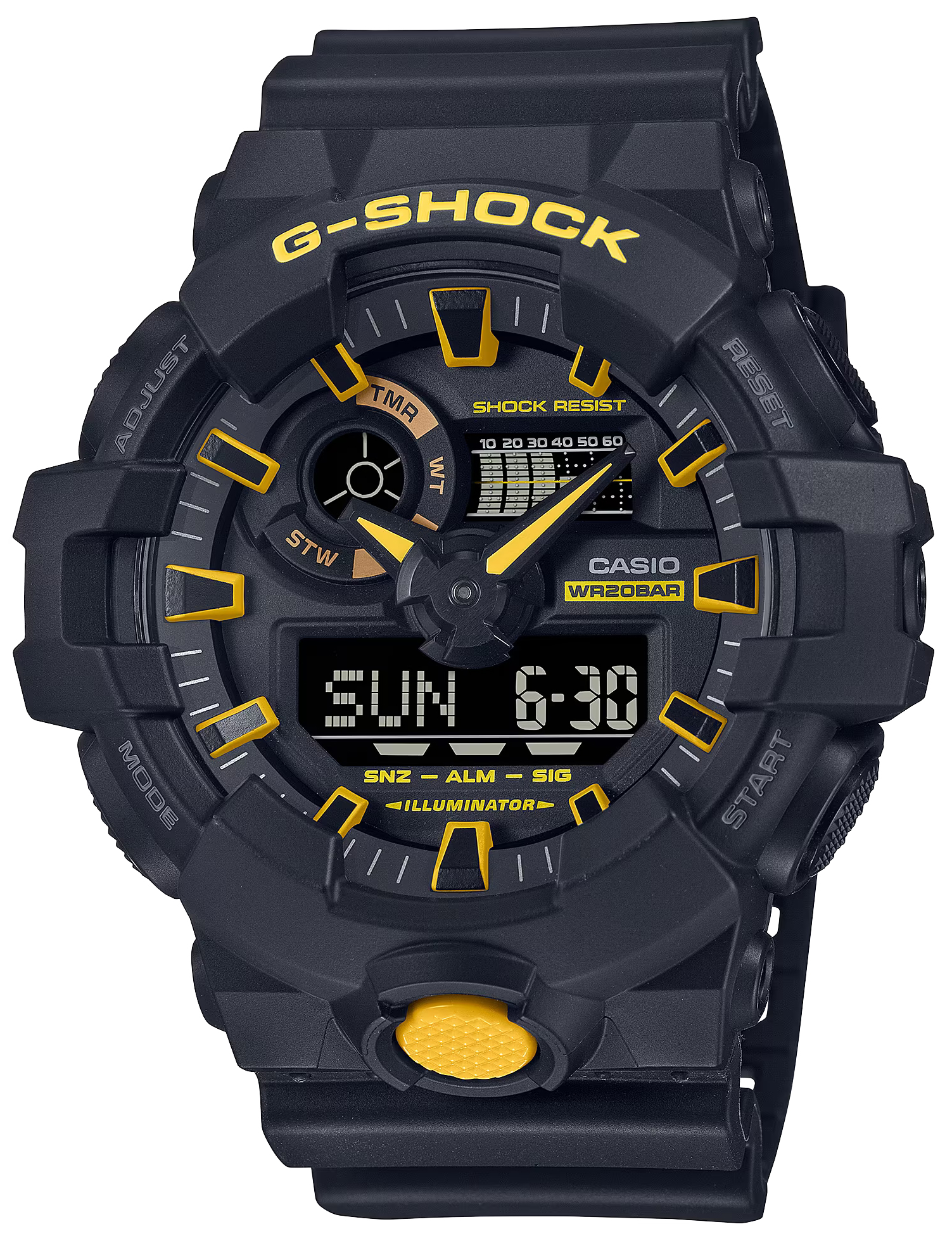 Японские наручные часы CASIO G-SHOCK GA-700CY-1A
