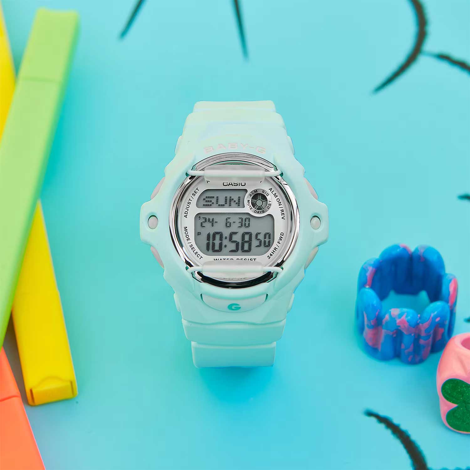 Японские наручные часы Casio Baby-G BG-169U-3 с хронографом