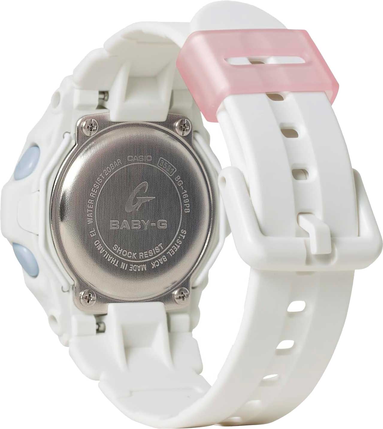 Японские наручные часы Casio Baby-G BG-169PB-7 с хронографом