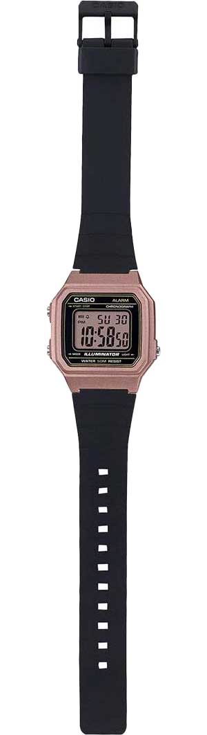 Японские наручные часы Casio Collection W-217HM-5AVEF с хронографом