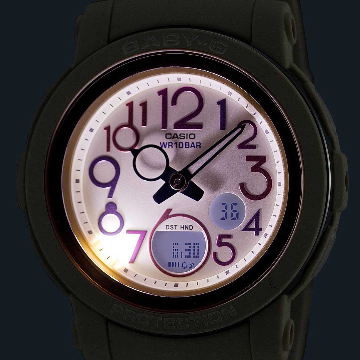 Японские наручные часы Casio Baby-G BGA-290PA-7A с хронографом