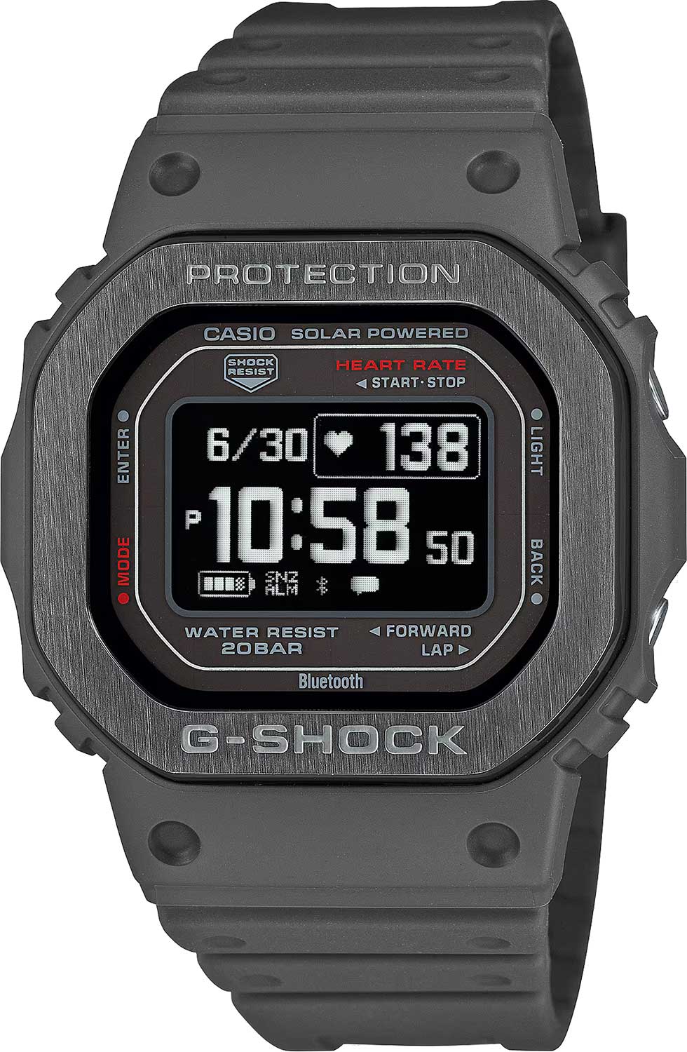 Японские умные часы Casio G-SHOCK DW-H5600MB-8 с хронографом