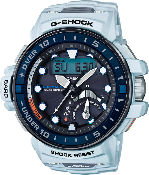 Японские наручные часы Casio G-SHOCK GWN-Q1000-7A с хронографом