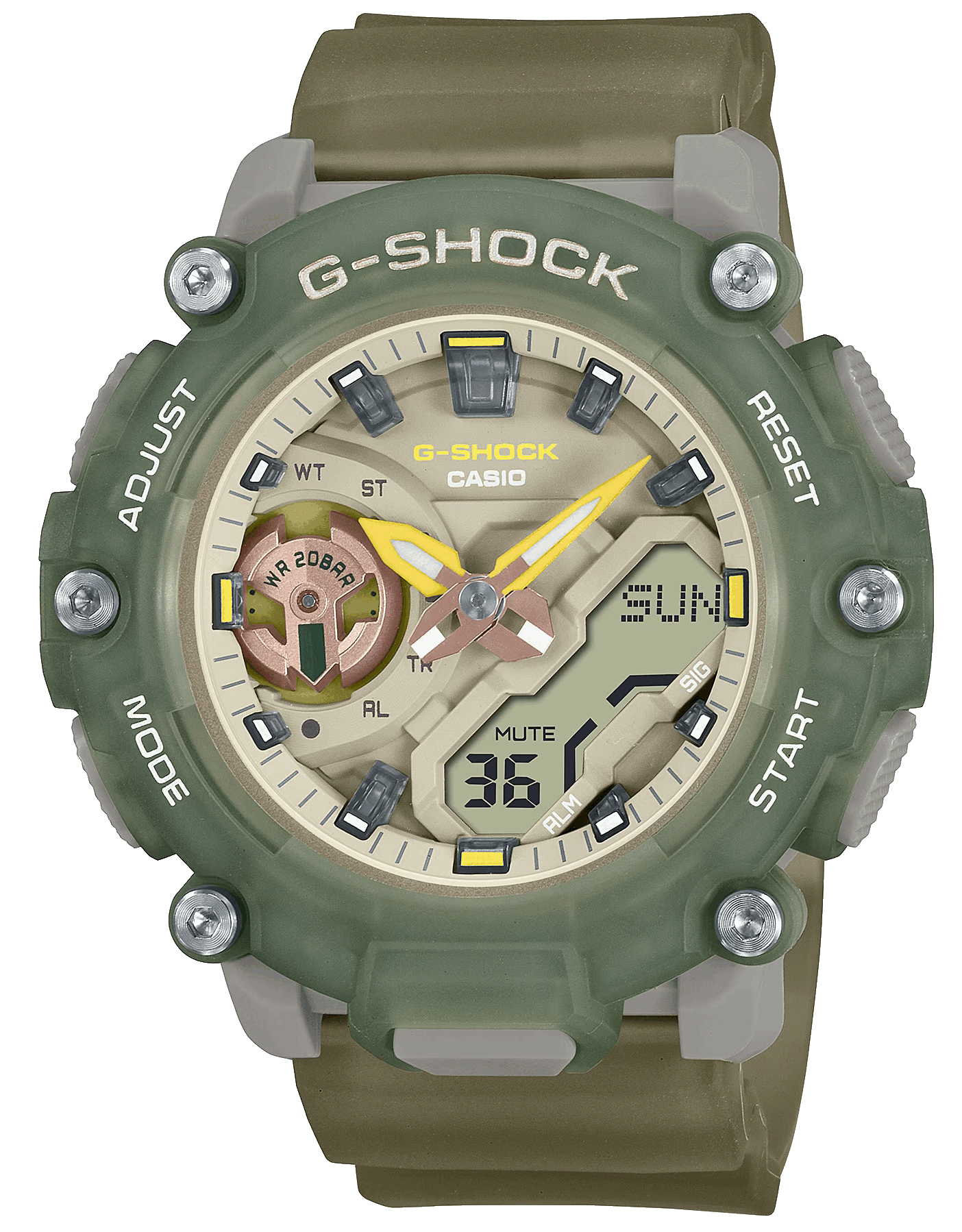 Японские наручные часы CASIO G-SHOCK GMA-S2200PE-3A