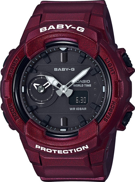 Японские наручные часы Casio Baby-G BGA-230S-4A с хронографом