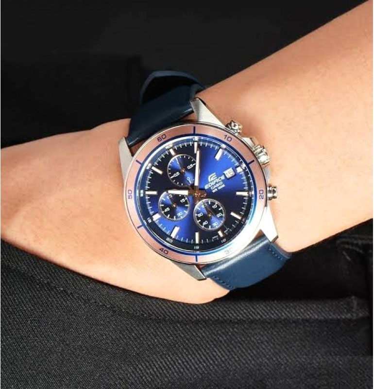 Японские наручные часы Casio Edifice EFR-526L-2A с хронографом