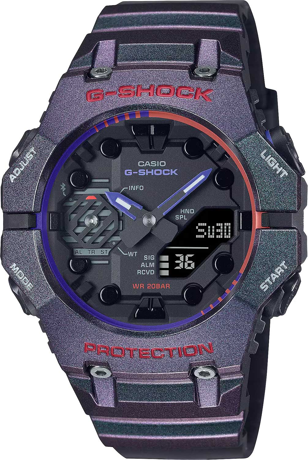 Японские наручные часы Casio G-SHOCK GA-B001AH-6A с хронографом