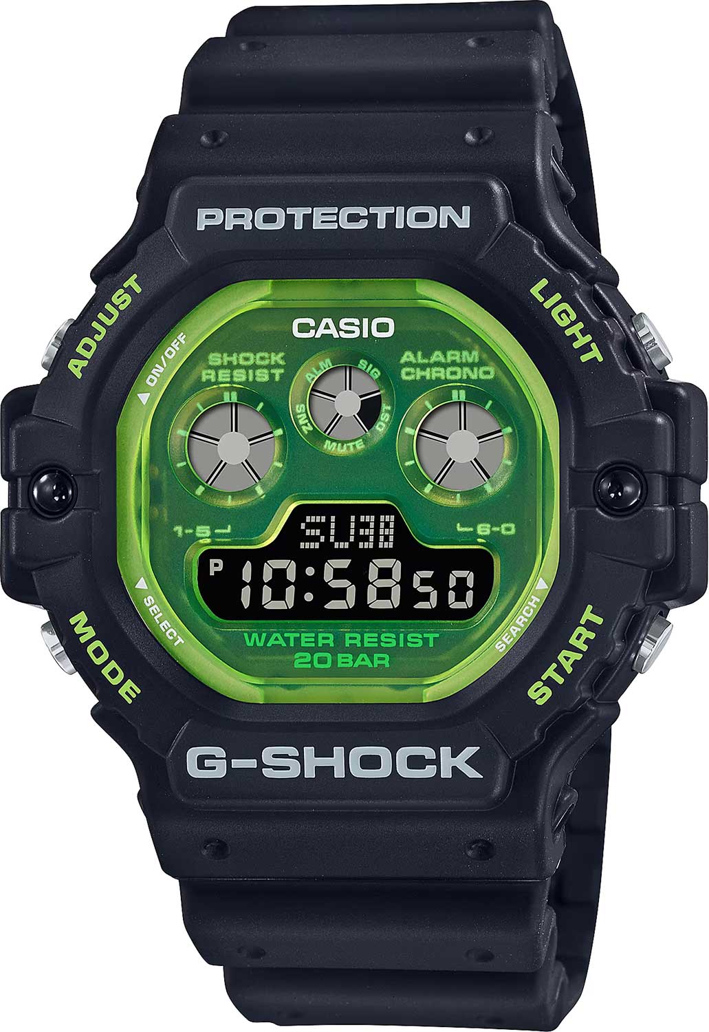 Японские наручные часы Casio G-SHOCK DW-5900TS-1 с хронографом