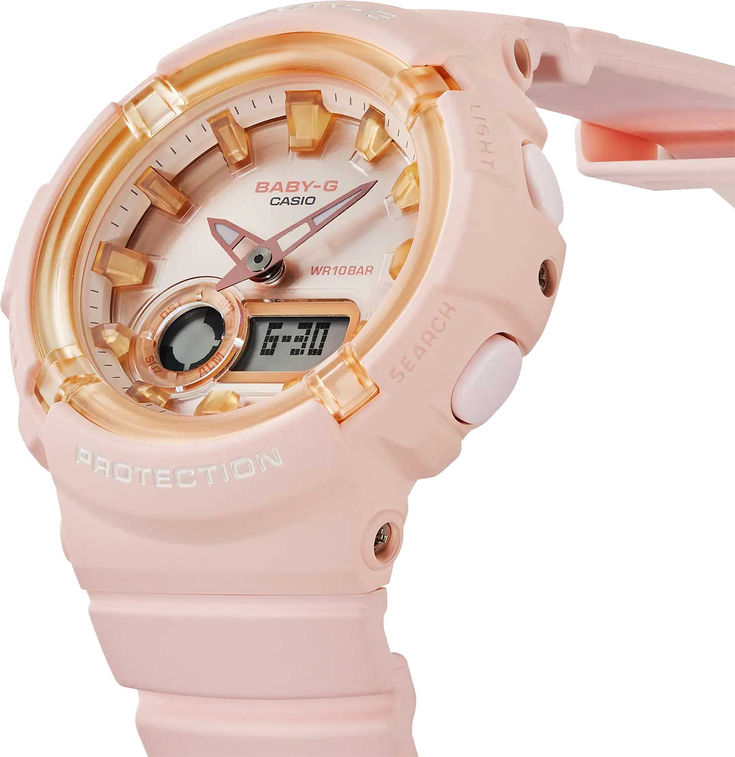 Японские наручные часы Casio Baby-G BGA-280SW-4A с хронографом