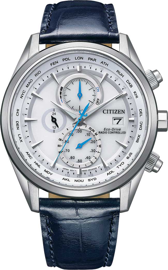 Японские наручные часы Citizen AT8260-18A с хронографом