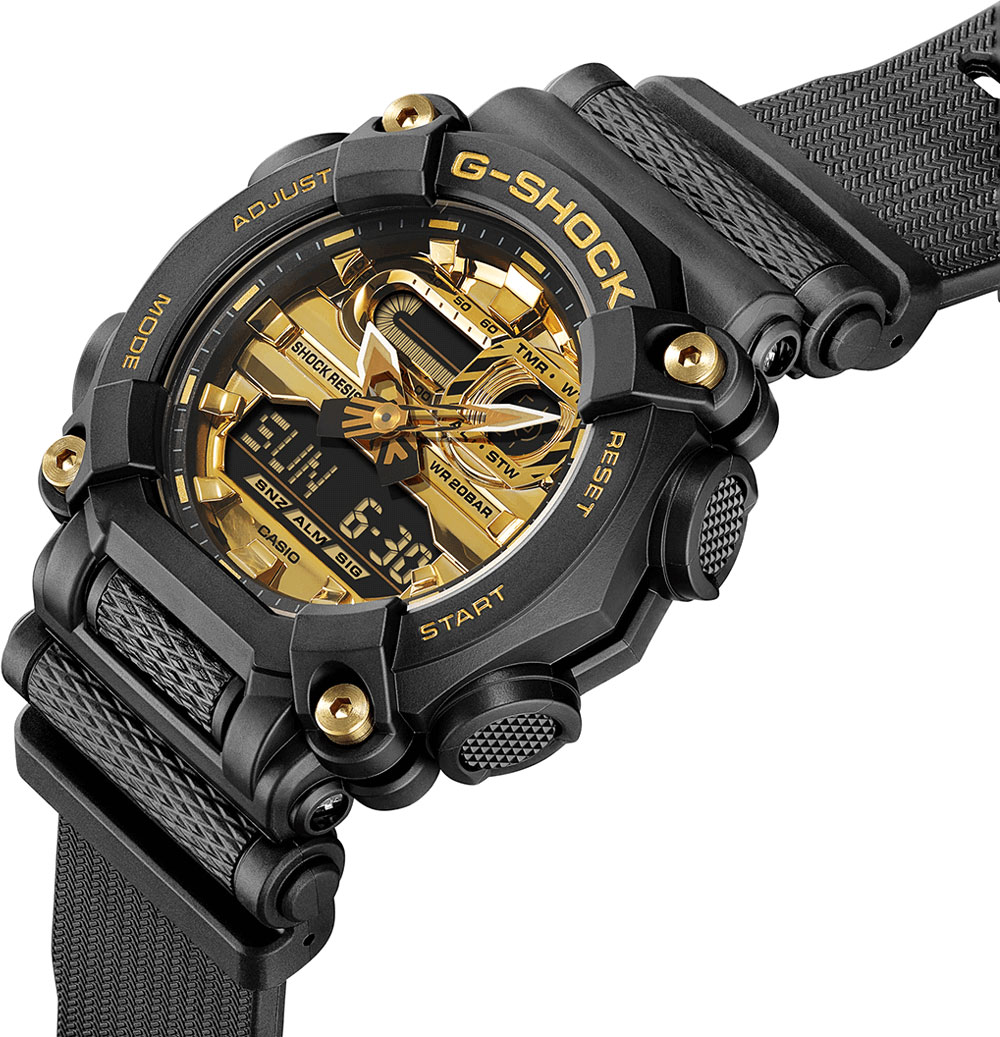 Японские наручные часы Casio G-SHOCK GA-900AG-1AER с хронографом