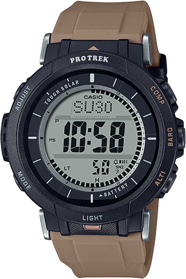 Японские наручные часы Casio Pro Trek PRG-30-5 с хронографом