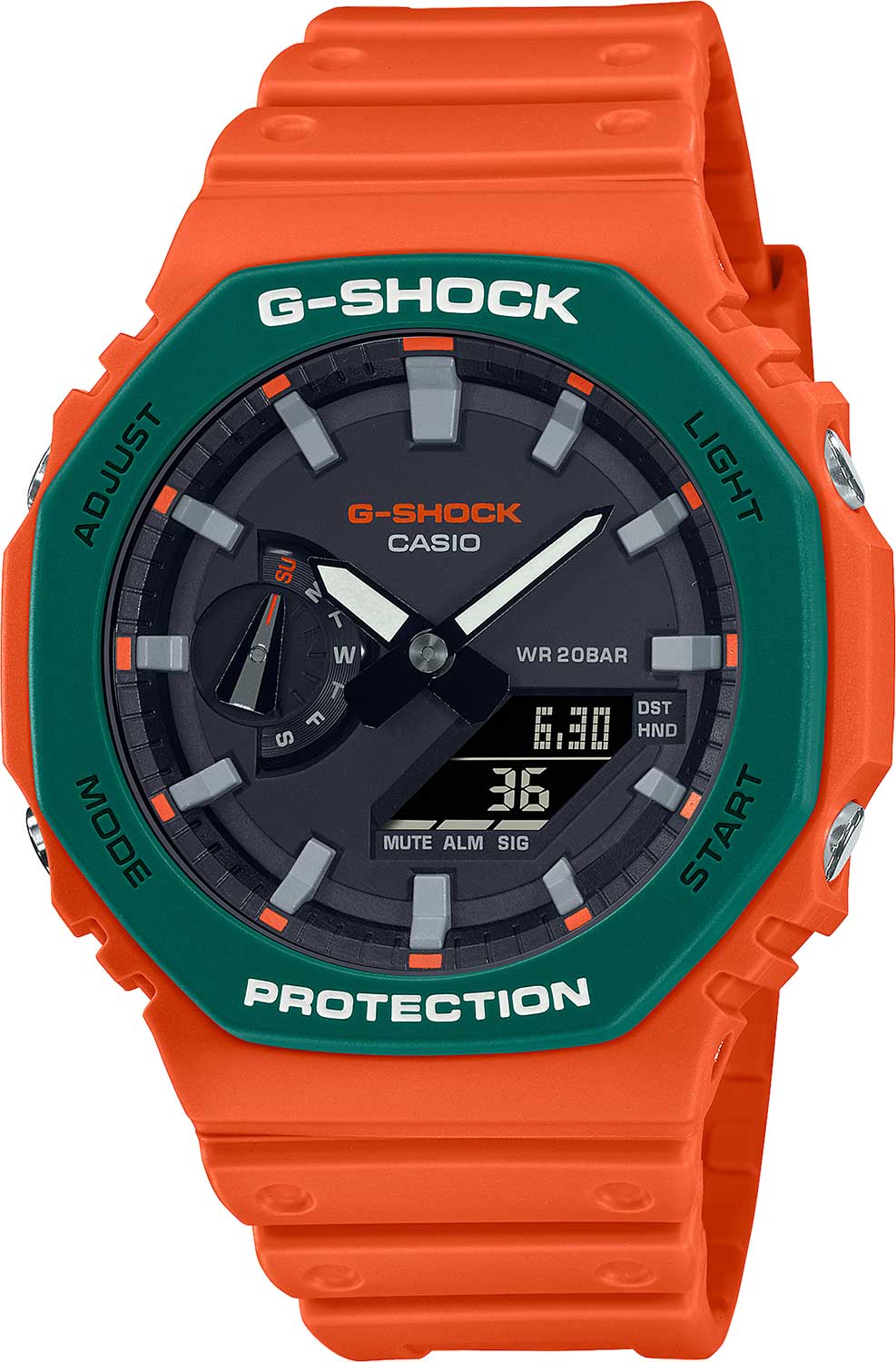 Японские наручные часы Casio G-SHOCK GA-2110SC-4A с хронографом