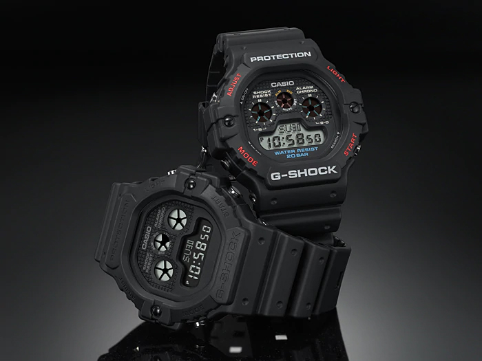 Японские наручные часы Casio G-SHOCK DW-5900-1E с хронографом