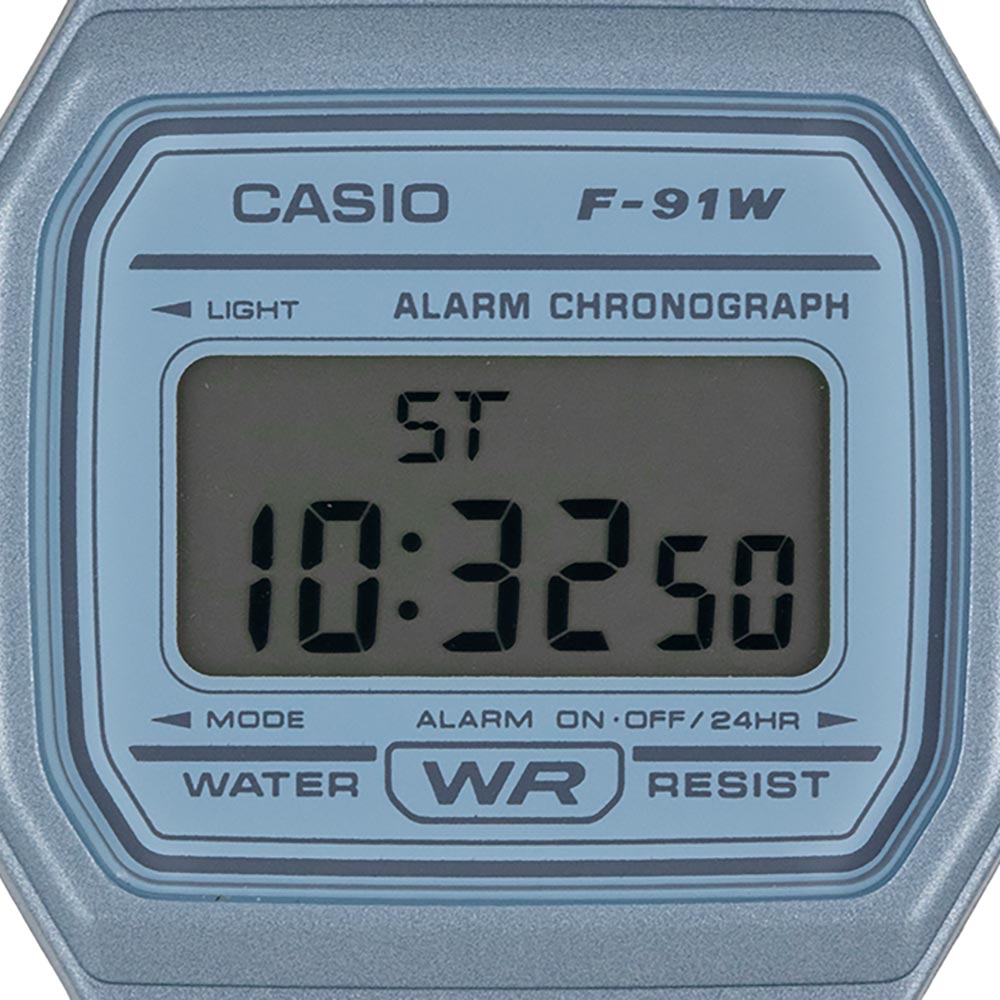 Японские наручные часы Casio Illuminator F-91WS-2EF с хронографом