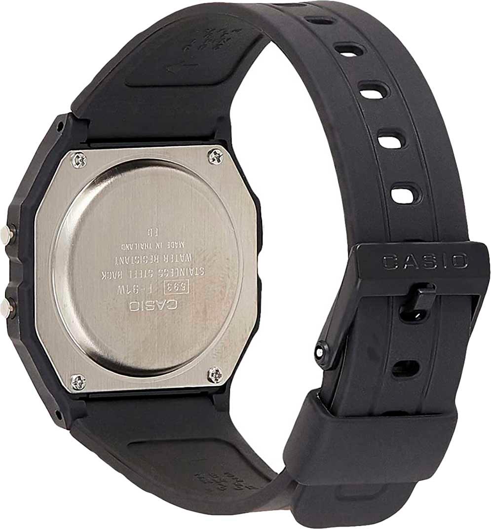 Японские наручные часы Casio Illuminator F-91W-3 с хронографом