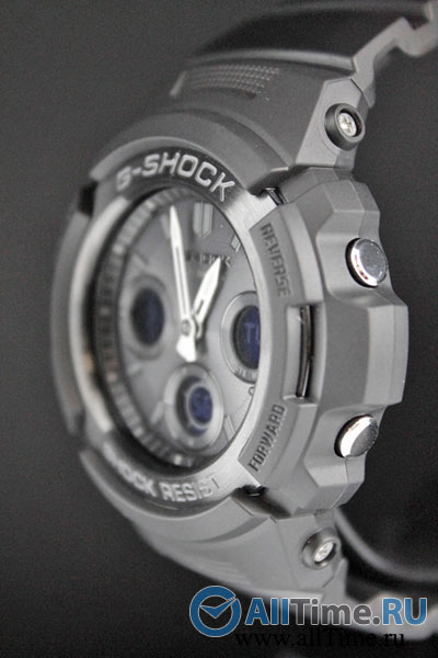 Японские наручные часы Casio G-SHOCK AWG-M100B-1A с хронографом