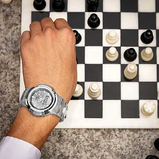 Японские наручные часы Casio G-SHOCK AWM-500D-1A8 с хронографом