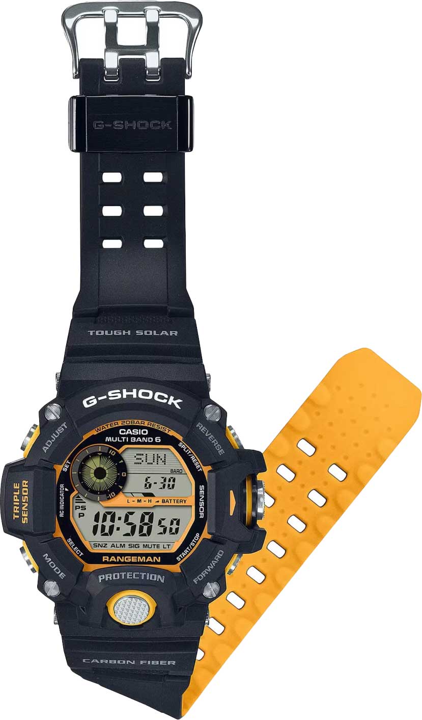 Японские наручные часы Casio G-SHOCK GW-9400Y-1E с хронографом